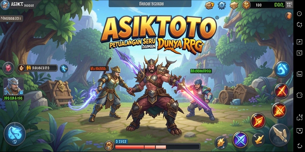 Tampilan gameplay RPG yang menarik dan mendebarkan.