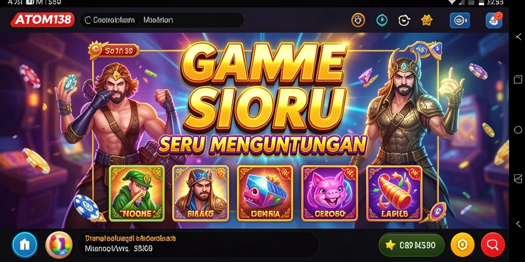 Screenshot gameplay ATOM138 yang menawan dan menarik.