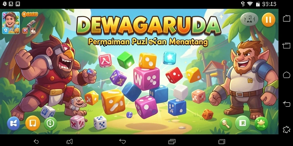 Gameplay seru DEWAGARUDA dalam menyelesaikan puzzle.