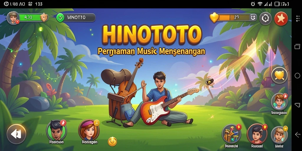 Tampilan gameplay HINOTOTO yang menarik dan interaktif.