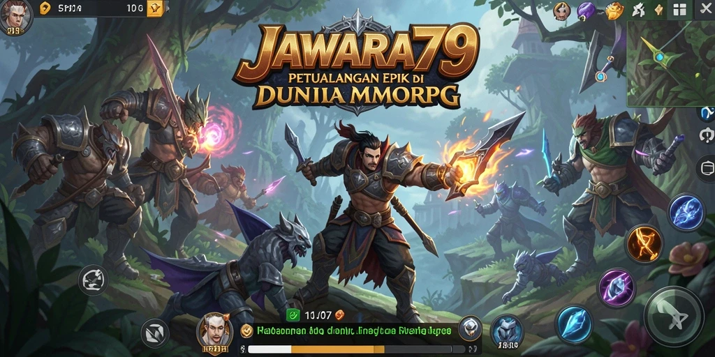 Tampilan gameplay JAWARA79 yang menarik di dunia MMORPG.