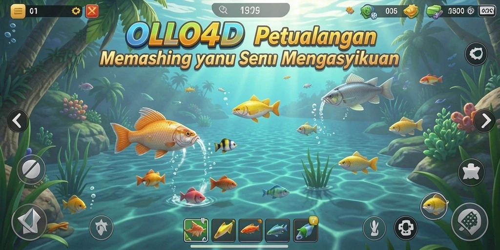 Tangkapan ikan yang beragam dan seru dalam OLLO4D.