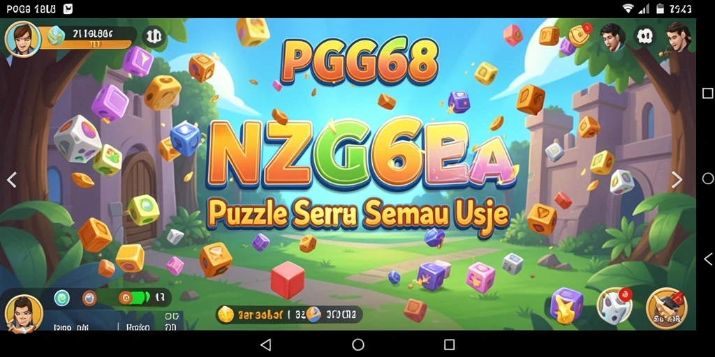Tampilan gameplay menarik dari PGG68 dengan puzzle yang menantang.