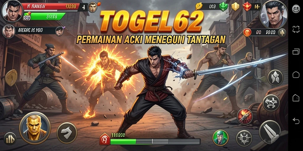 Screenshot TOGEL62 menampilkan aksi intens dan gameplay seru.