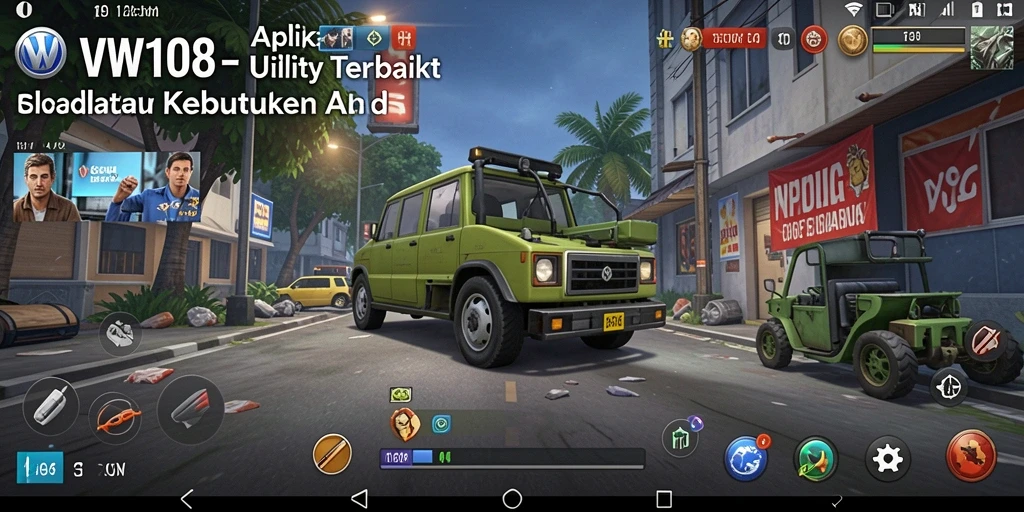 Tampilan antarmuka VW108 untuk pengelolaan tugas yang efisien.