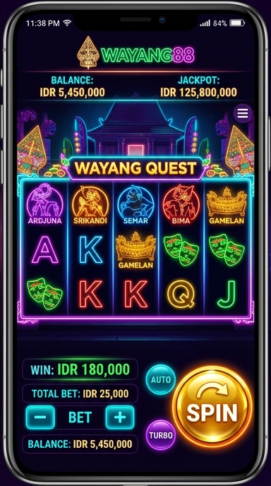Fitur pencarian cepat untuk menemukan aplikasi di wayang88.